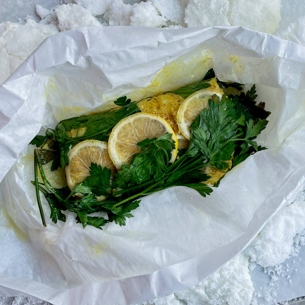 image of salt baked cod