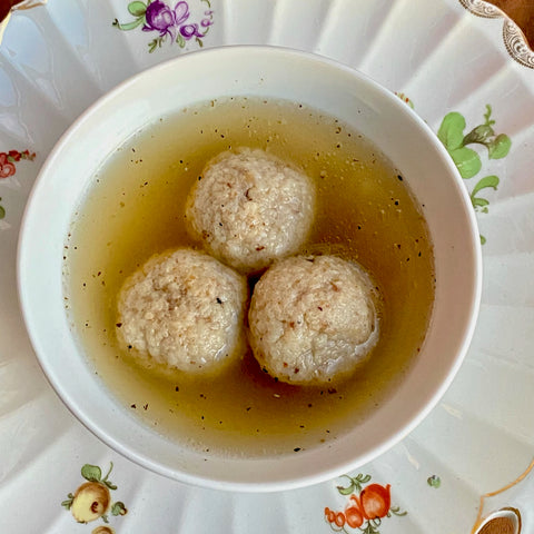 image of matzoh ball soup