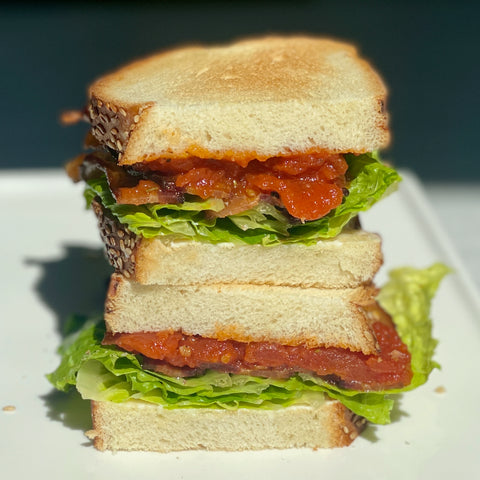 rosemary tomato jam BLT