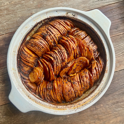 Brown Butter and Honey Sweet Potatoes