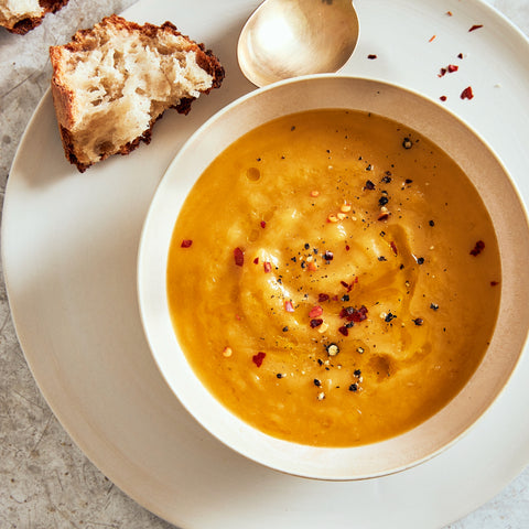 Leek and Butternut Squash Soup