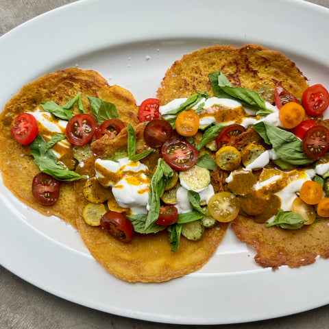 red lentil crepes