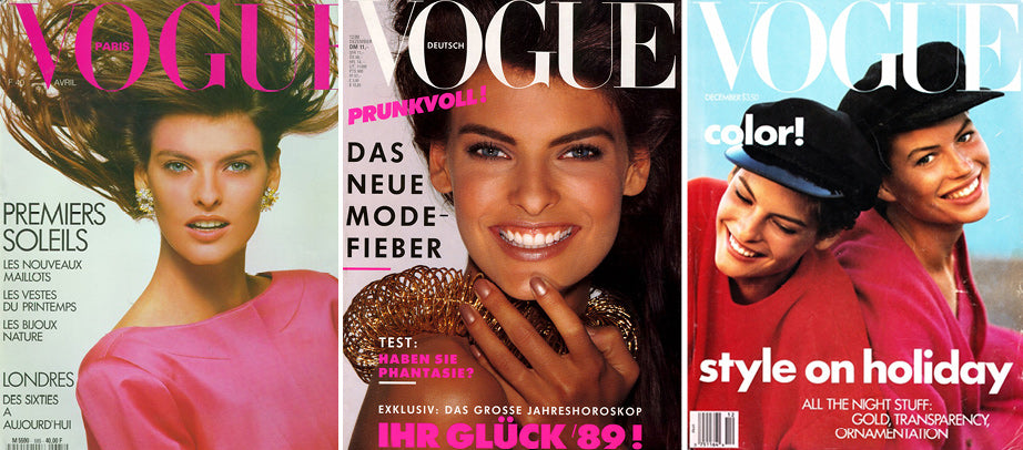 All the Linda Evangelista Vogue Covers | shrimptoncouture.com