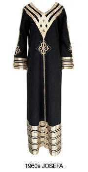 1970s Numbered Christian Dior Off Shoulder Dress | shrimptoncouture.com