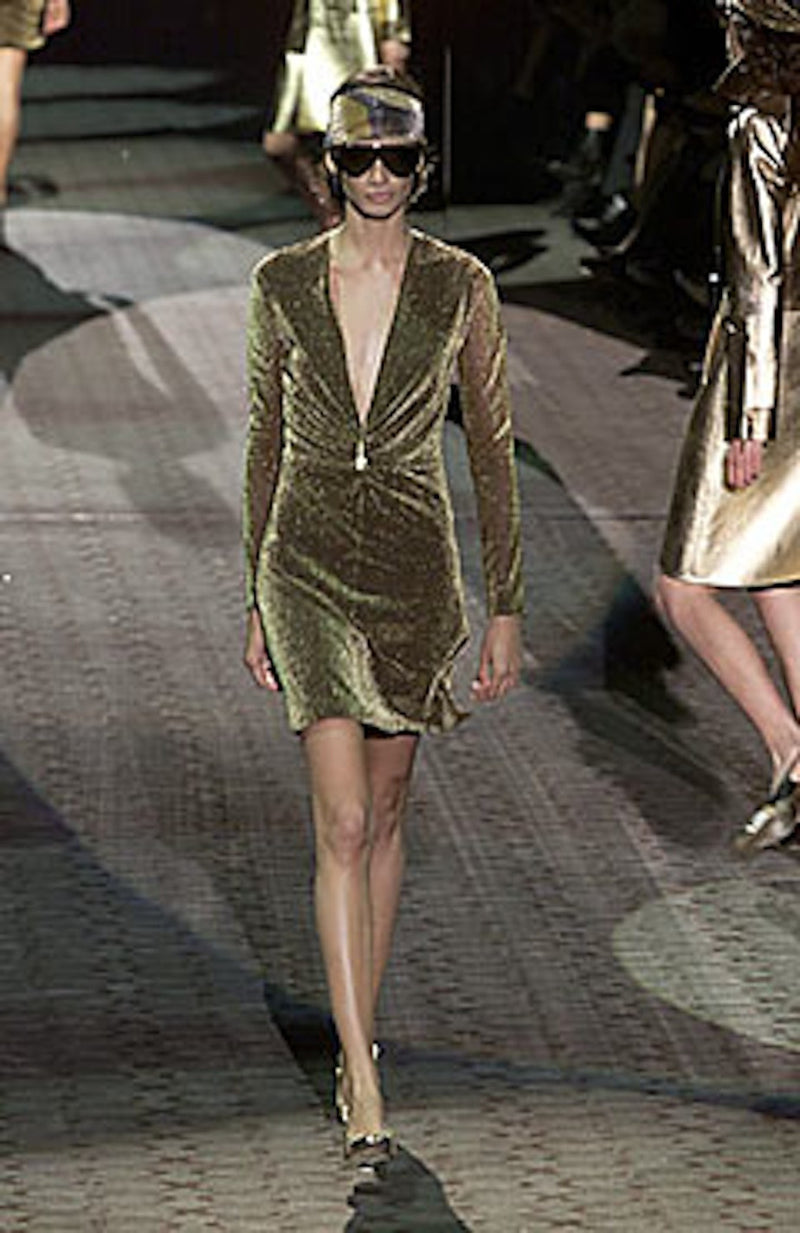 F/W 2000 Tom Ford for Gucci Plunge Jersey Dress – Shrimpton Couture