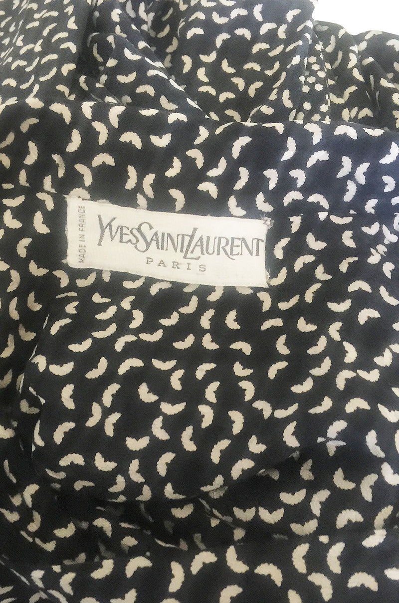 c1970s Yves Saint Laurent Haute Couture Tunic & Pant Set – Shrimpton ...