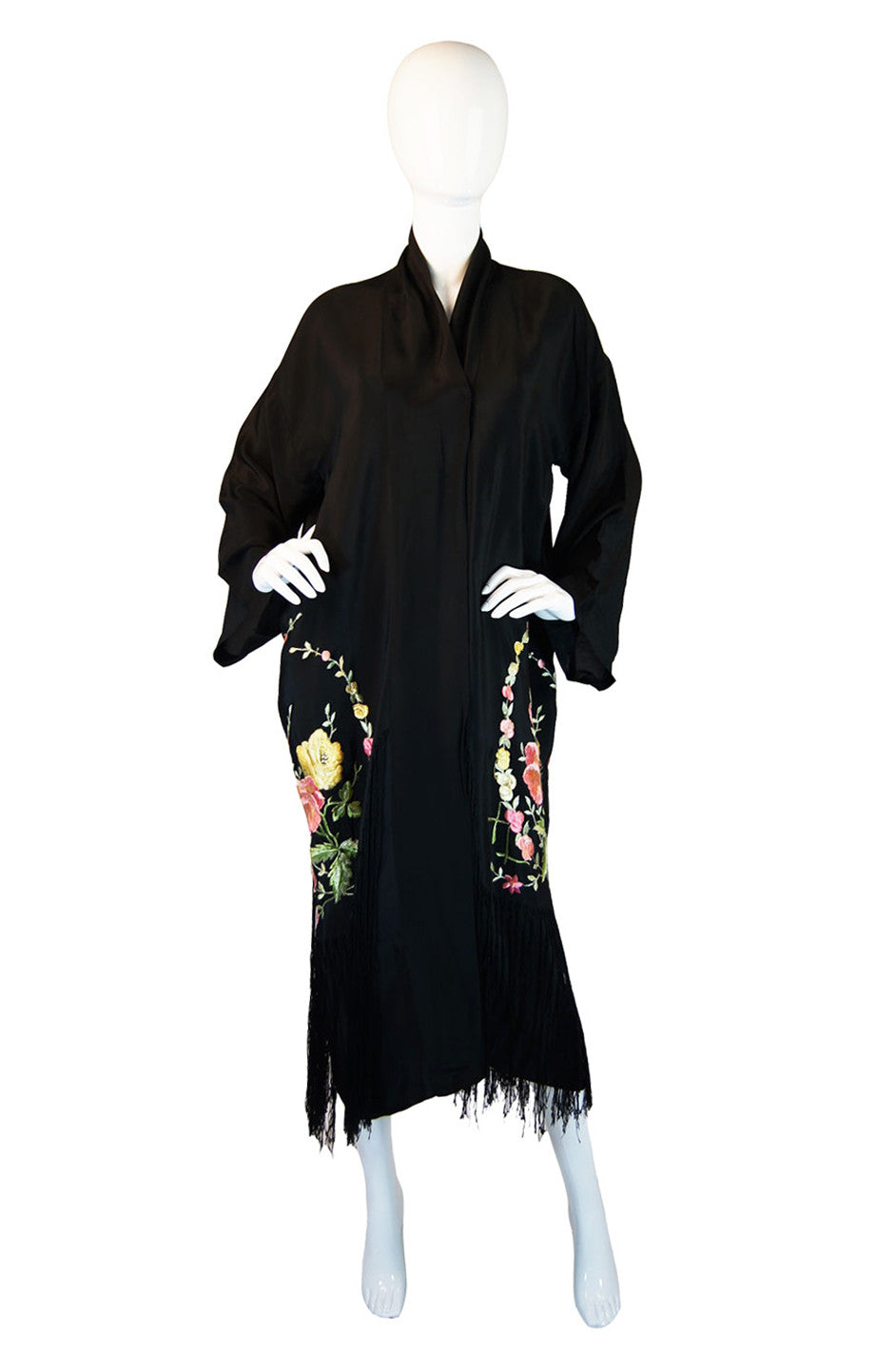 1920s Fringe & Embroidery Flapper Robe – Shrimpton Couture