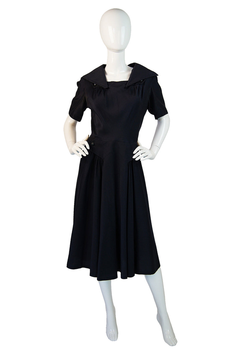1950s Rare Jacques Fath Silk Day Dress – Shrimpton Couture