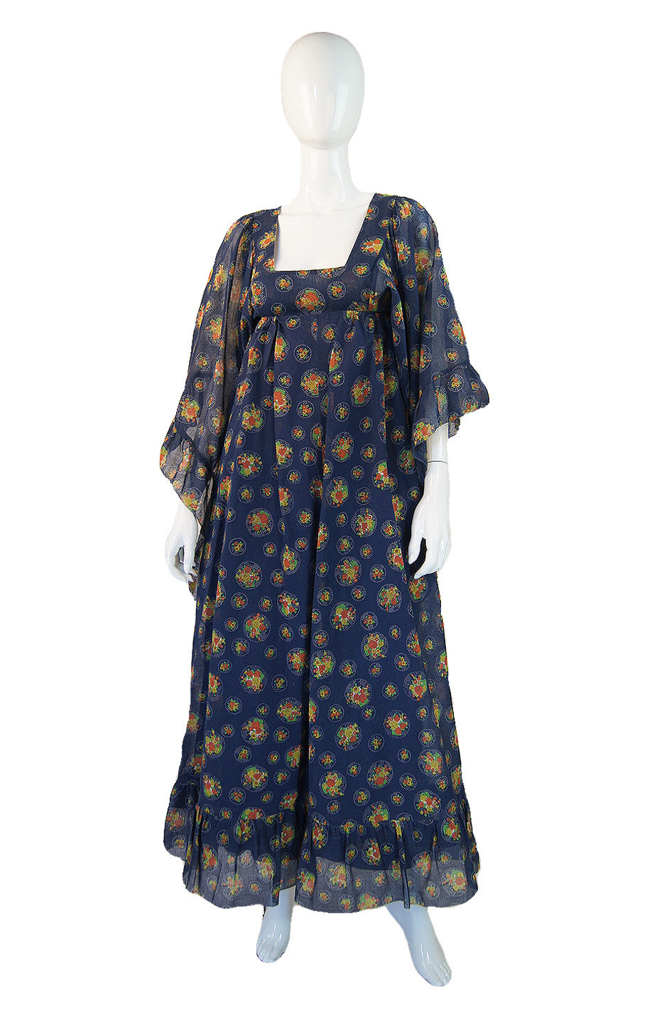 1960s Angel Sleeve Dress – Shrimpton Couture