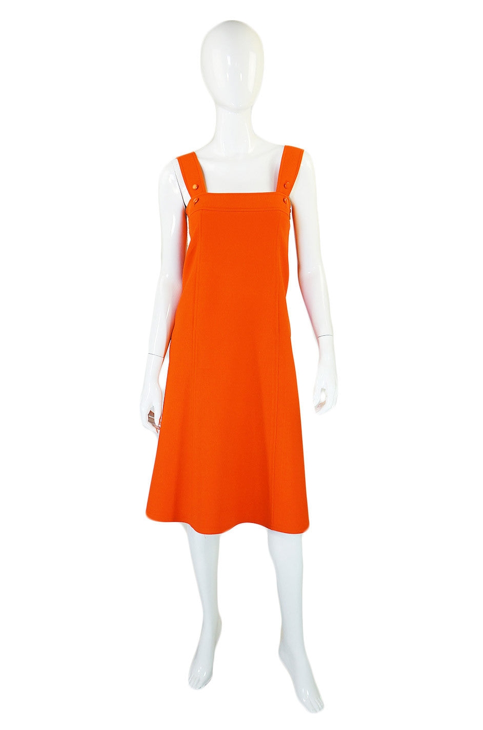 1960s Orange Courreges A-Line Dress – Shrimpton Couture