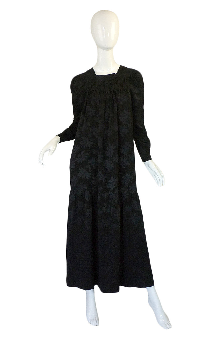 1971 Ossie Clark Silk Smock Dress – Shrimpton Couture