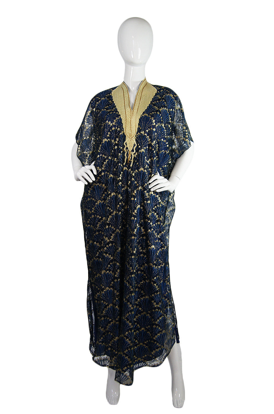 1970s Gold Thread & Embroidery Caftan – Shrimpton Couture