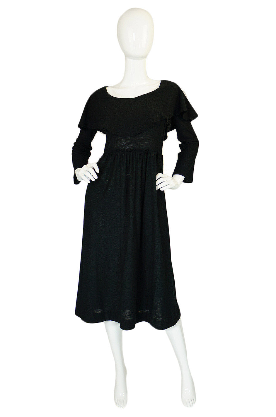 1970s Rare Sonia Rykiel Caped Dress | shrimptoncouture.com