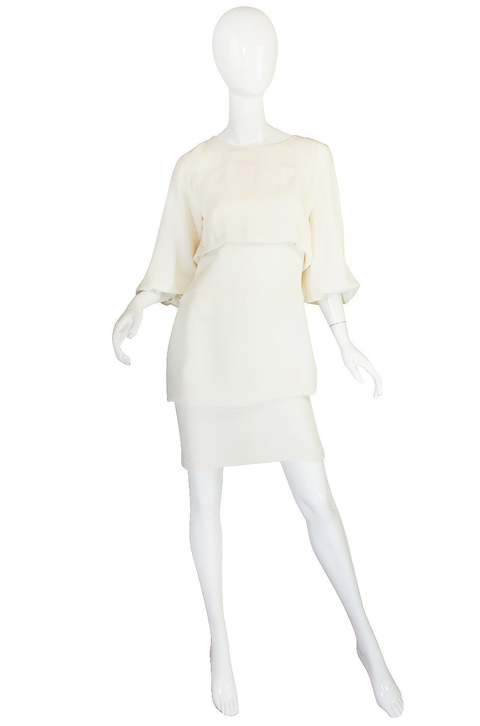 Resort 2012 Runway Chanel Silk Cream Dress – Shrimpton Couture