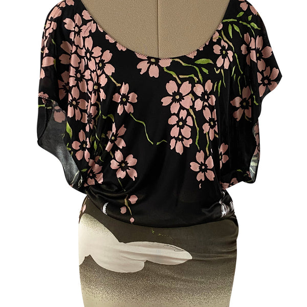 Iconic Spring 2003 Gucci by Tom Ford Runway Cherry Blossom Kimono Mini –  Shrimpton Couture