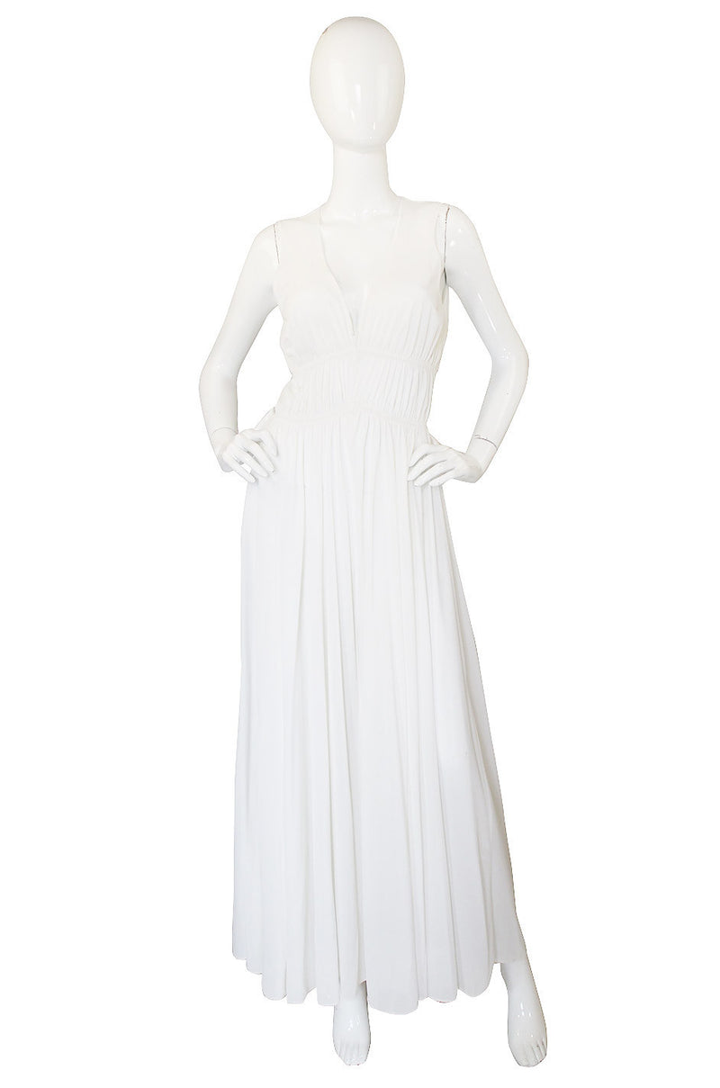 1970s White John Kloss Goddess Gown – Shrimpton Couture