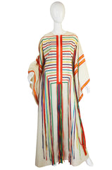 1960s Josefa Mexico Rainbow Ribbon Caftan – Shrimpton Couture