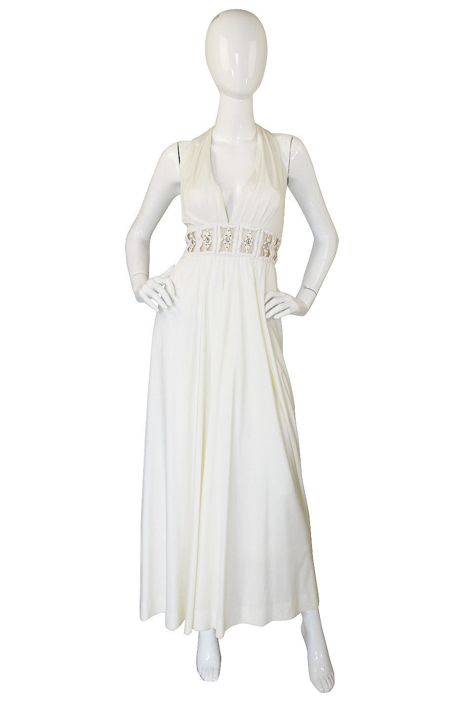1960s Fred Perlberg White Maxi Dress – Shrimpton Couture