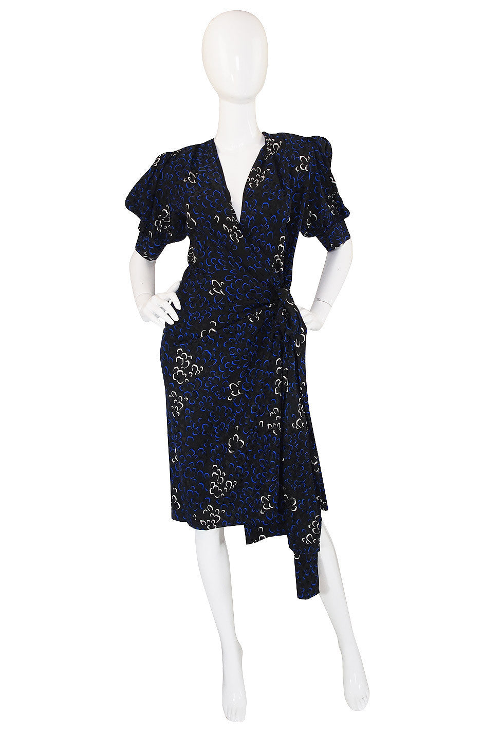1971 Yves Saint Laurent Silk Wrap Dress – Shrimpton Couture