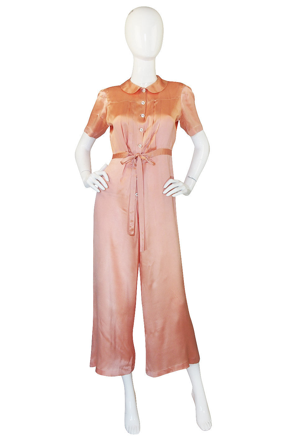 silk satin jumpsuit