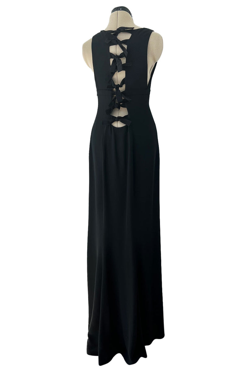 Stupendous Spring 2008 Valentino Original Runway Black Front & Back Pl ...