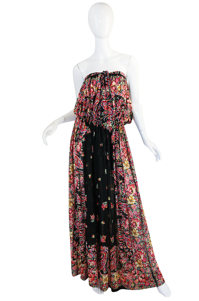 1960s Rose Marie Reid Jersey Multi Tie Cover Up or Dress – Shrimpton ...