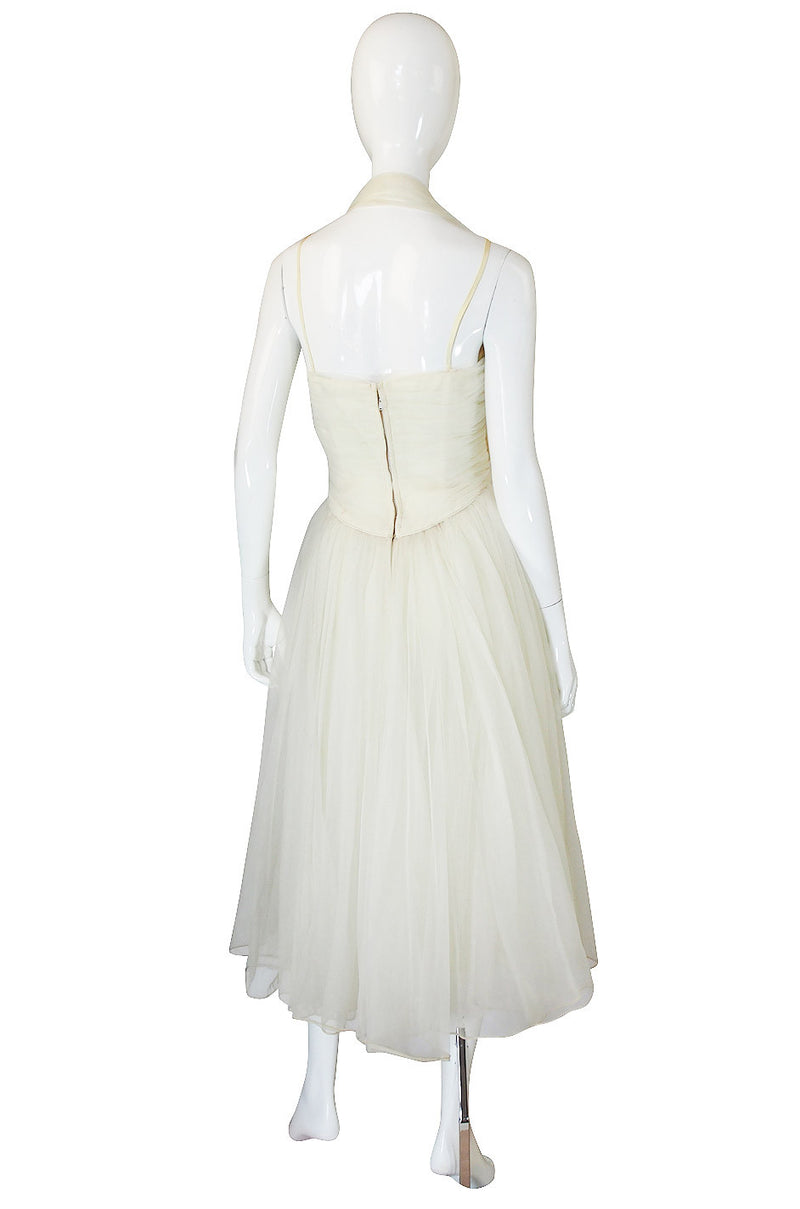 1950s Emma Domb Chiffon Net Dress – Shrimpton Couture