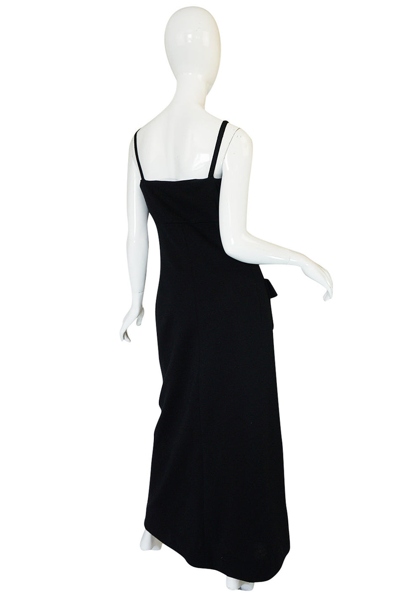 1960s Geoffrey Beene Button Front Black Boutique Dress – Shrimpton Couture