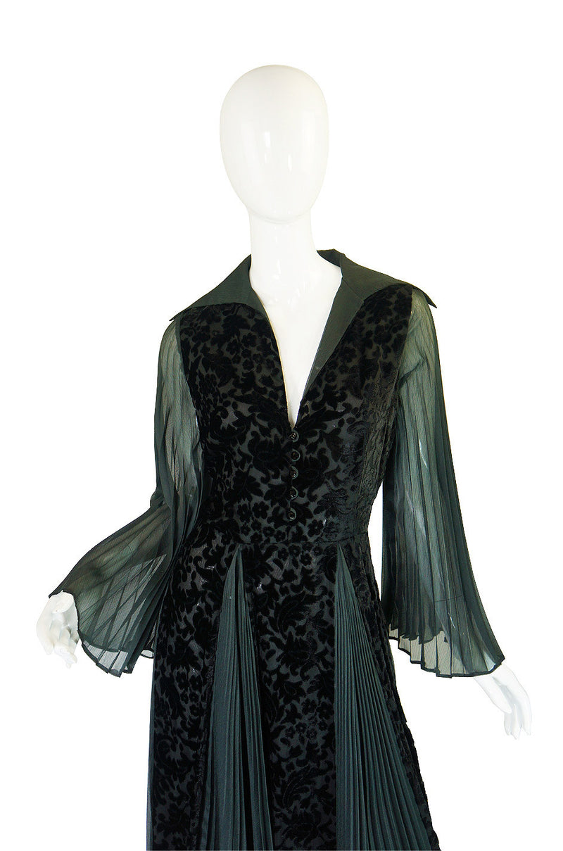 1970s Cut Velvet Thea Porter Gown – Shrimpton Couture