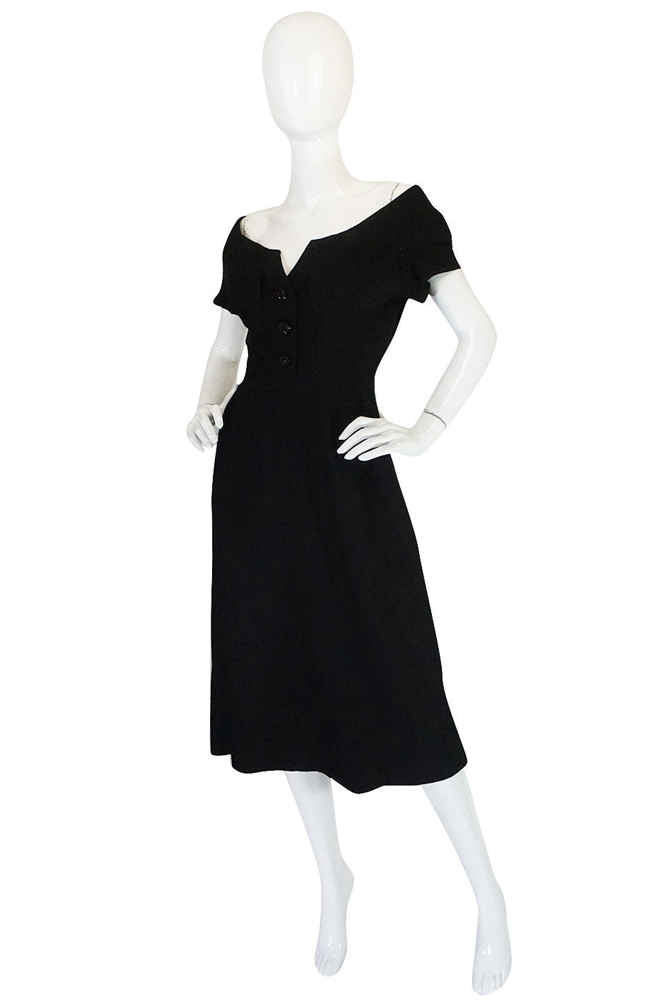 Exceptional 1950s Haute Couture Maggy Rouff Dress – Shrimpton Couture