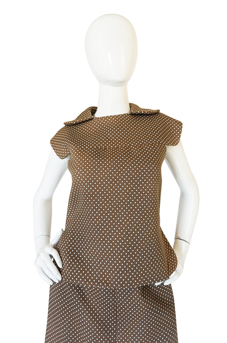 Darling 1960s Dotted Pierre Cardin Top and Skirt Set – Shrimpton Couture