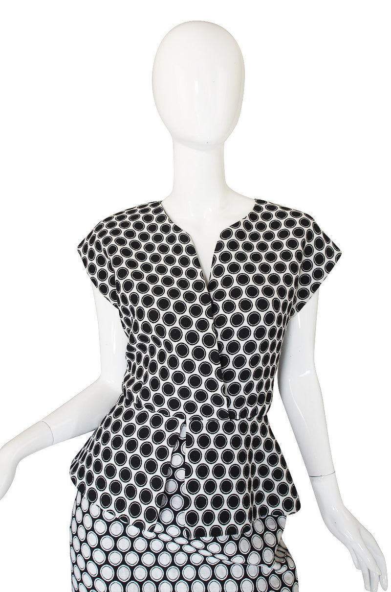 1980s Christian Dior Fitted Dot Dress – Shrimpton Couture