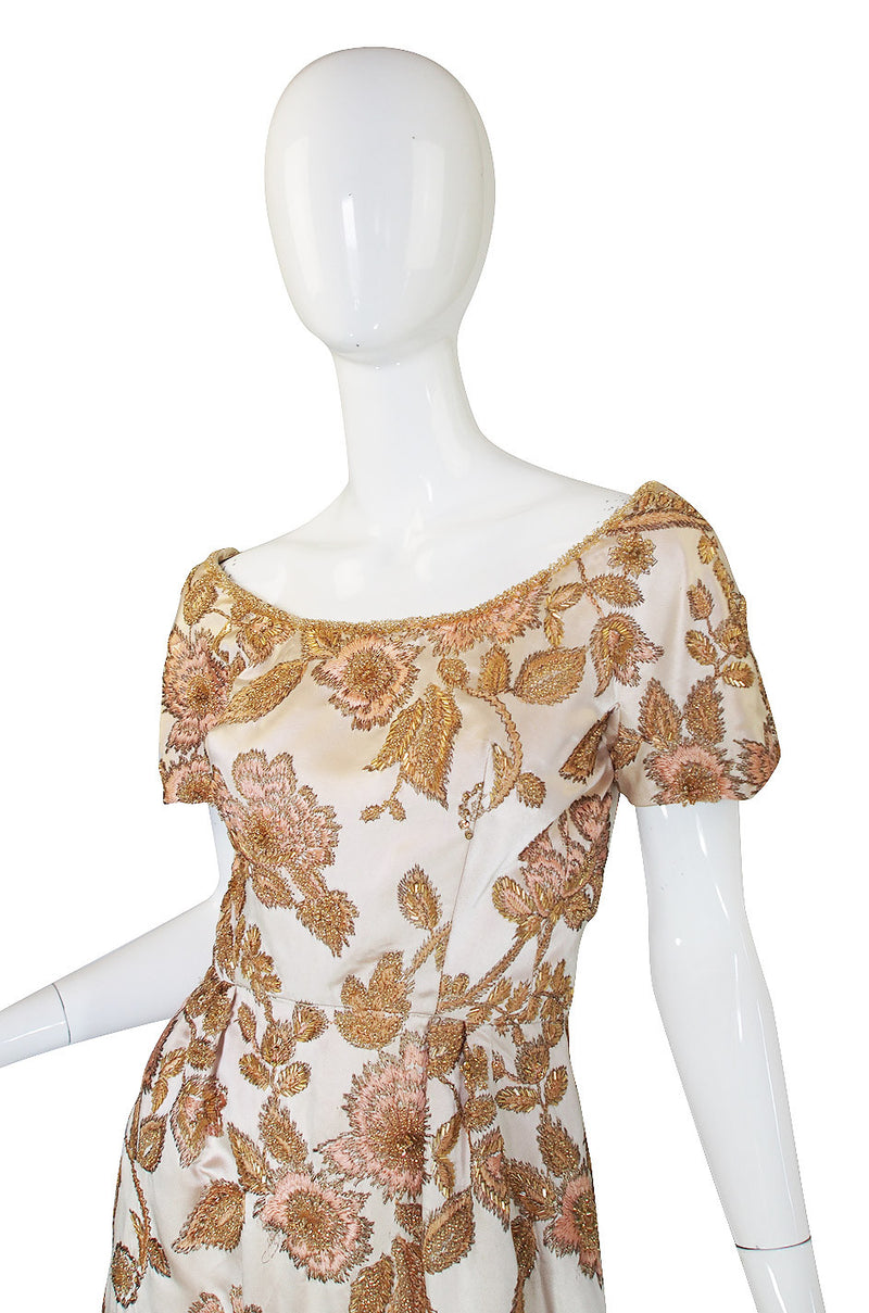 1960s Jean Louis Bead & Embroidery Silk Gown – Shrimpton Couture