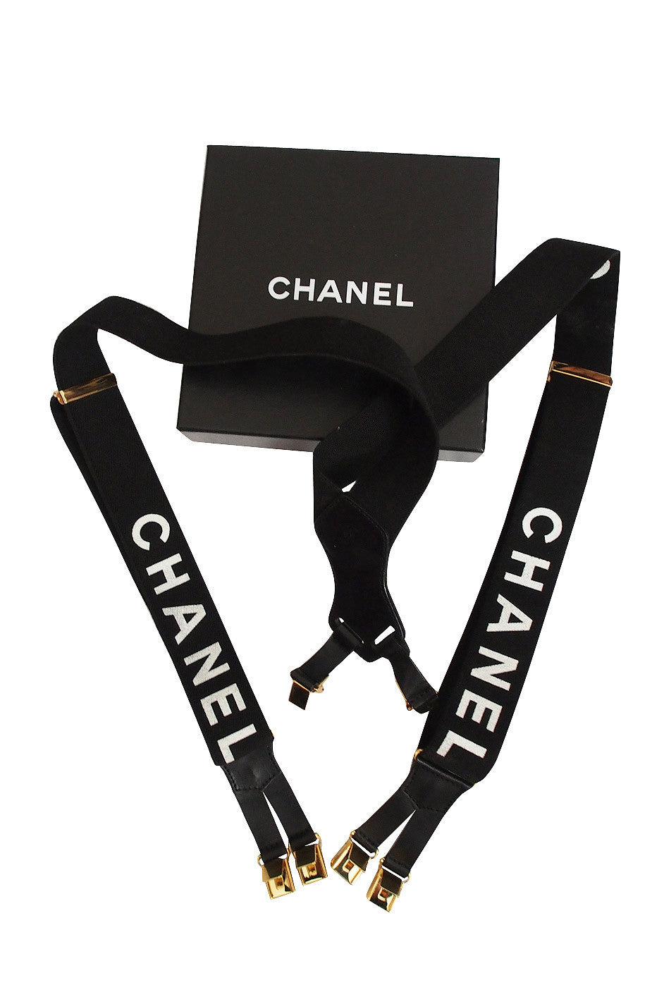 Early 2000s Iconic Vintage Chanel Suspenders – Shrimpton Couture