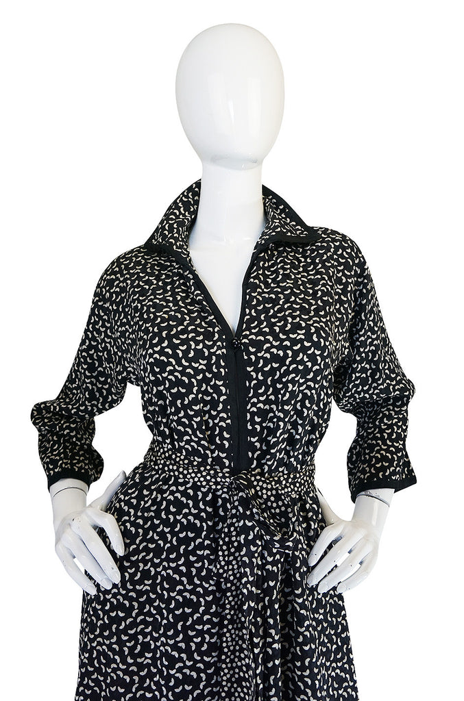 c1970s Yves Saint Laurent Haute Couture Tunic & Pant Set ...