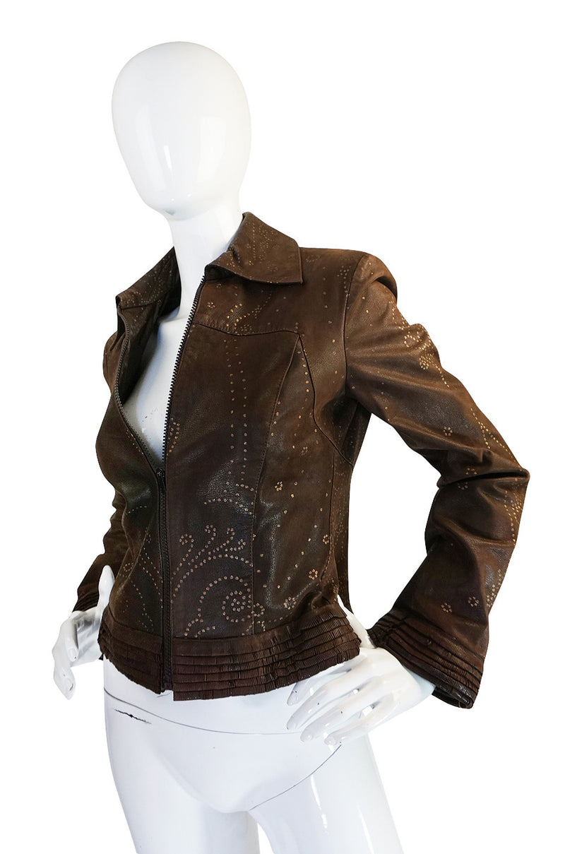 1980s Hand Painted Roberto Cavalli Leather Jacket – Shrimpton Couture