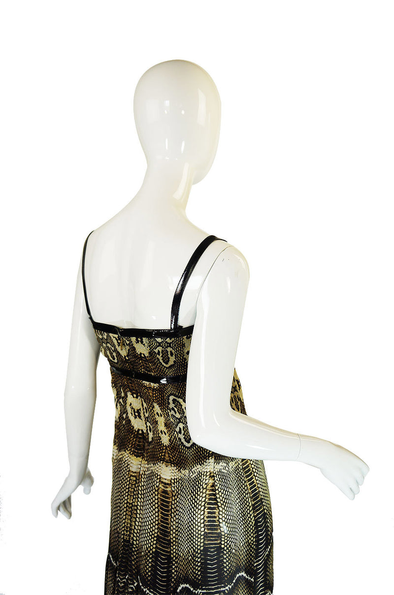 2006 Python Silk Roberto Cavalli Gown – Shrimpton Couture