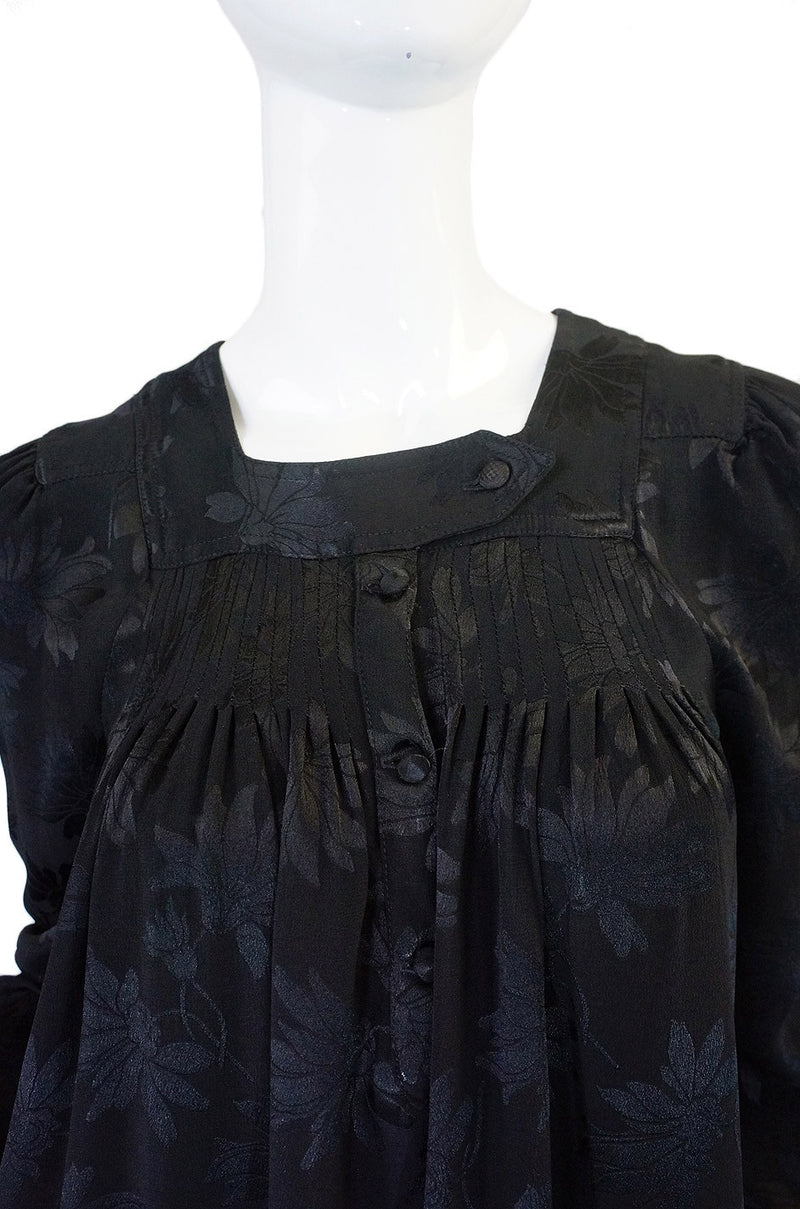 1971 Ossie Clark Silk Smock Dress – Shrimpton Couture