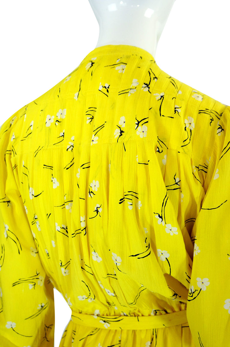 1970s Yellow Cotton Hanae Mori Dress – Shrimpton Couture