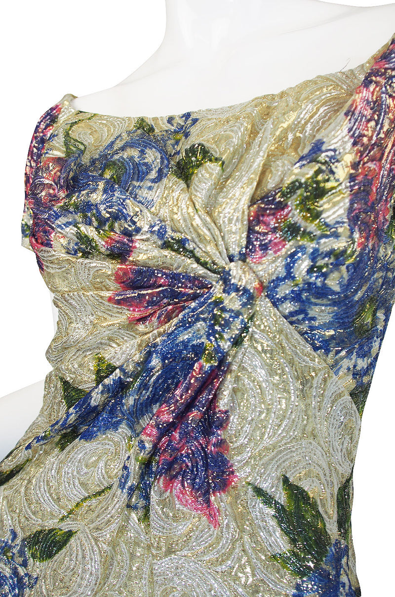 1950s Vavoom Ceil Chapman Metallic Wiggle Dress – Shrimpton Couture