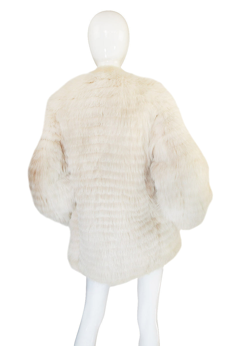 1978 Yves Saint Laurent Feather Fox & Mink Fur Jacket – Shrimpton Couture