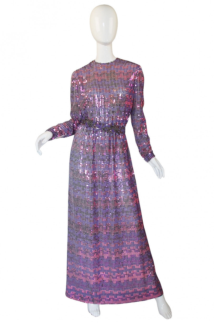 1960s Irredescent Sequin Bill Blass Gown – Shrimpton Couture