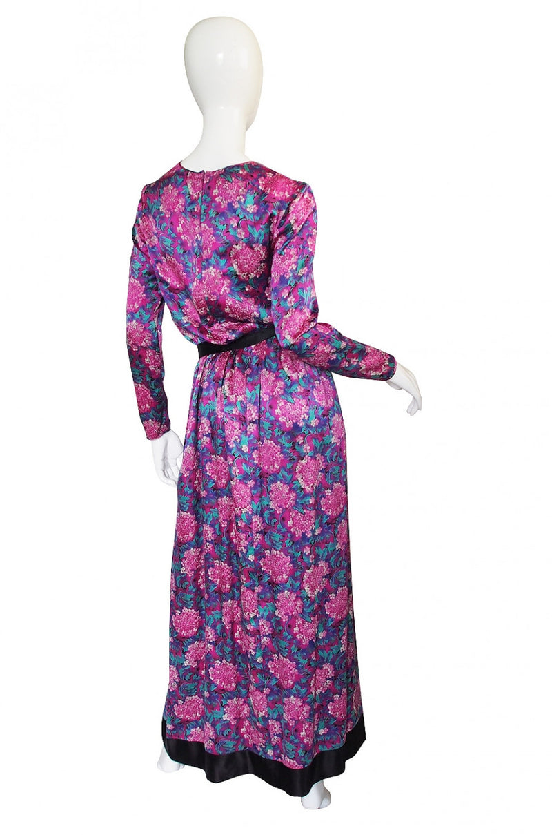 1970s Chanel Silk Satin Maxi Dress – Shrimpton Couture