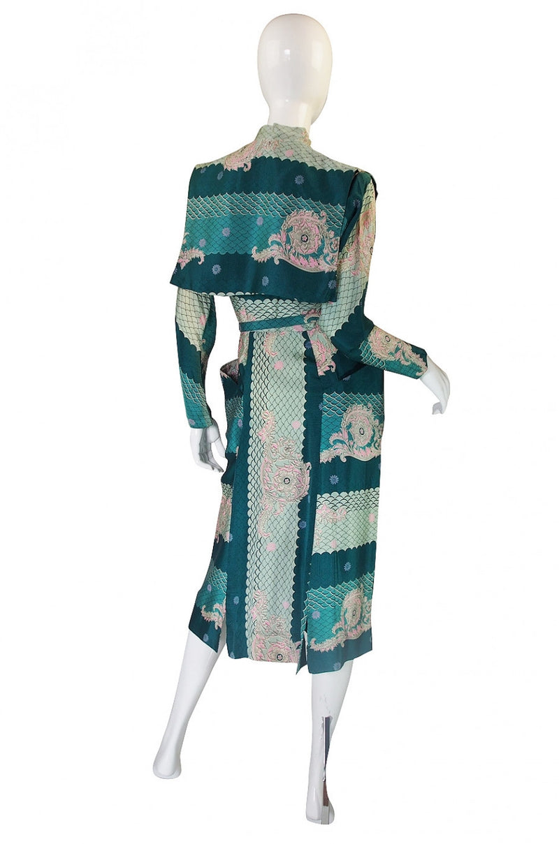 1940s Claudia Young Silk Dragon Dress – Shrimpton Couture