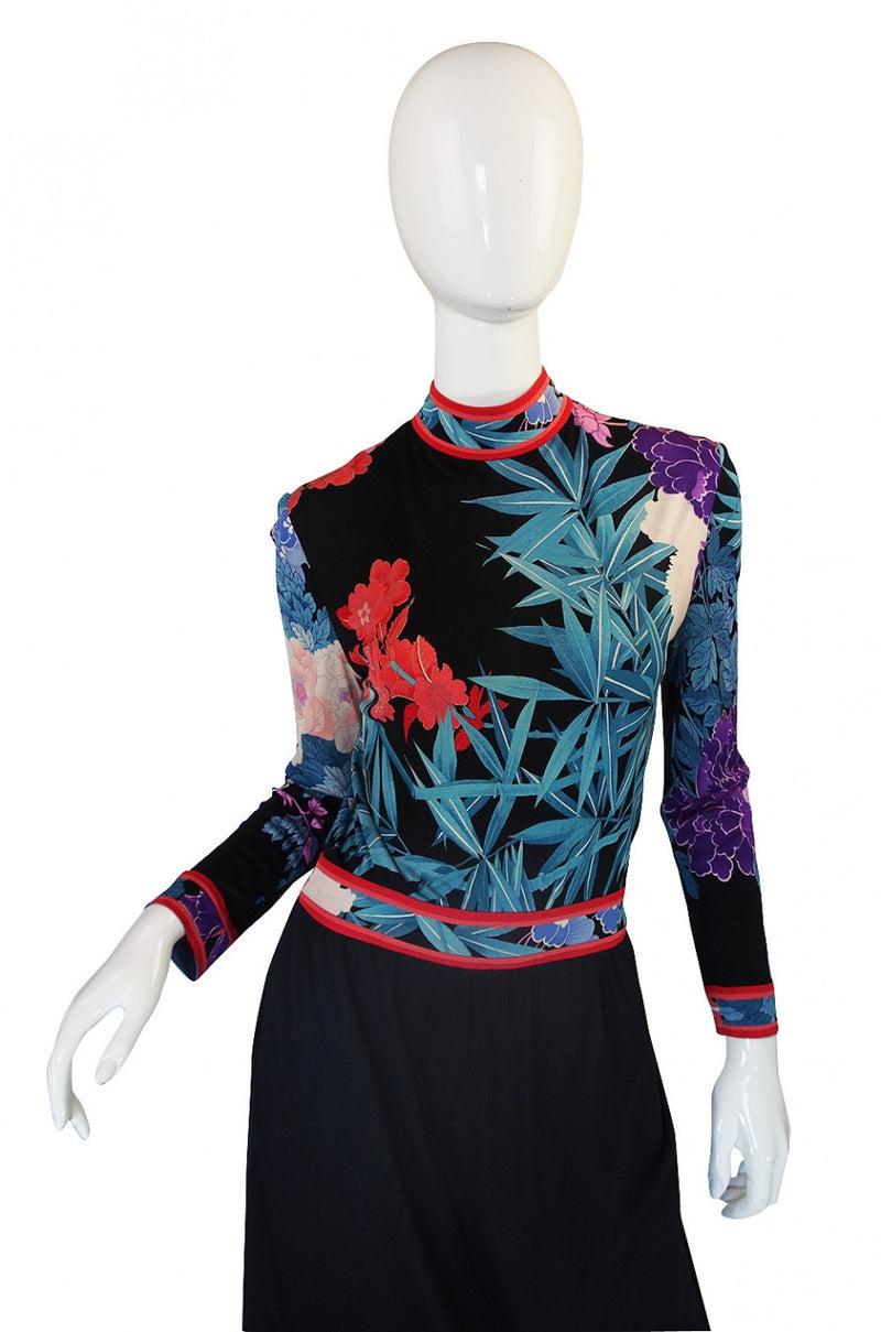 1970s Leonard Silk Jersey Dress – Shrimpton Couture