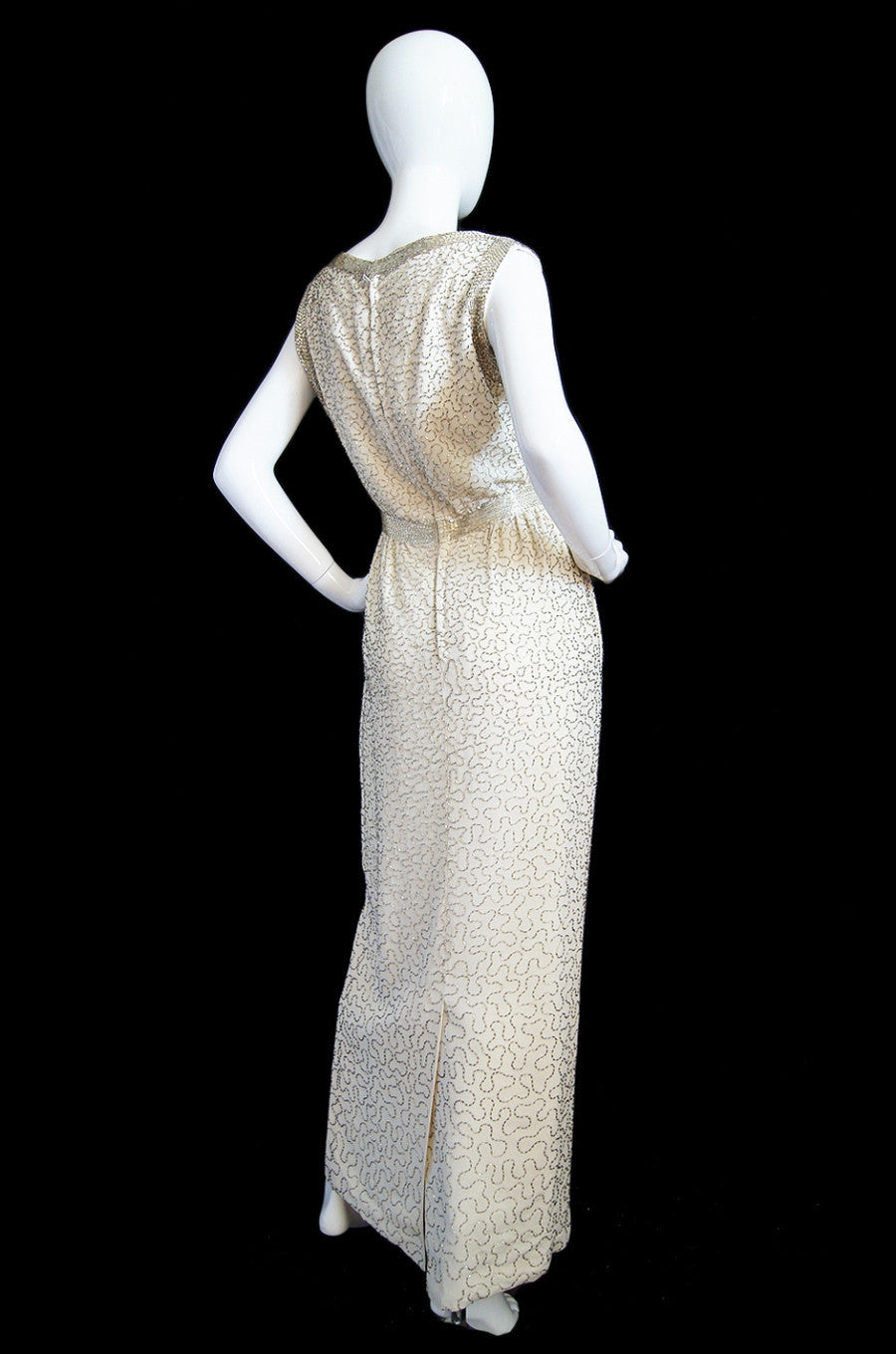 1960s Glam Beaded Malcolm Starr Gown – Shrimpton Couture