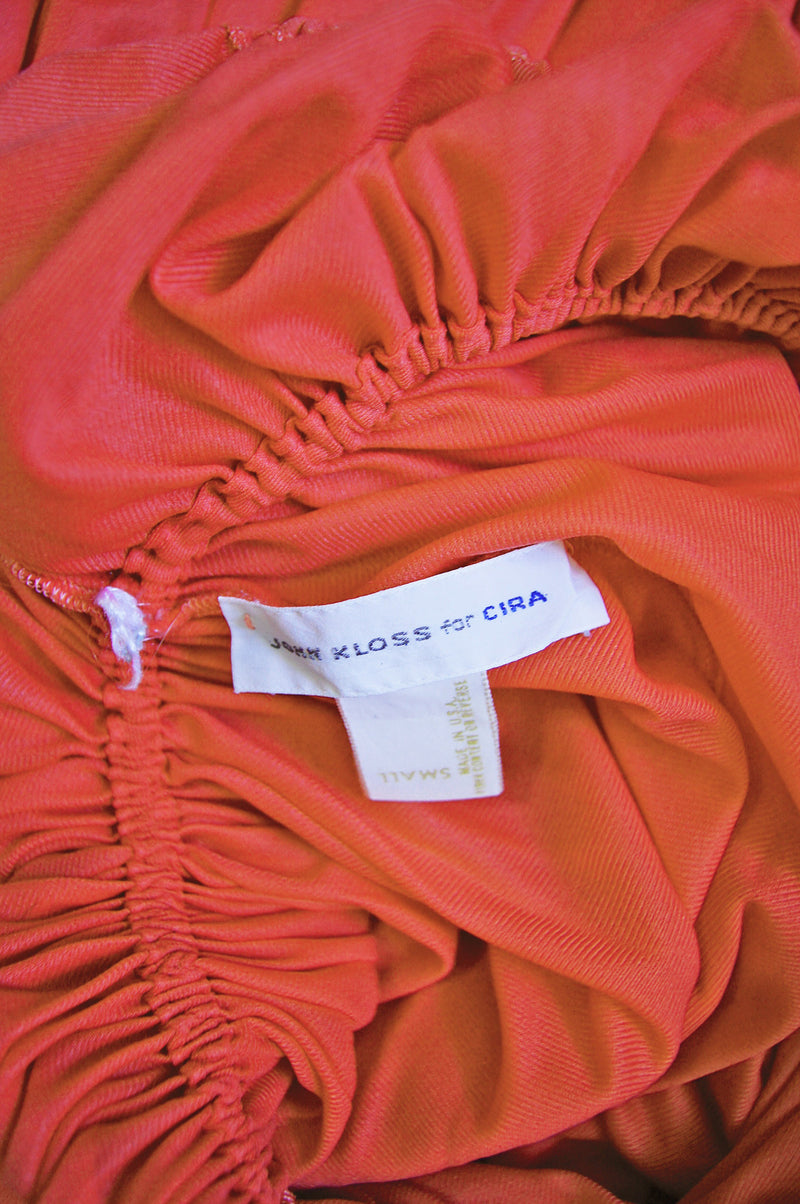 1970s John Kloss Coral Nylon Gown – Shrimpton Couture