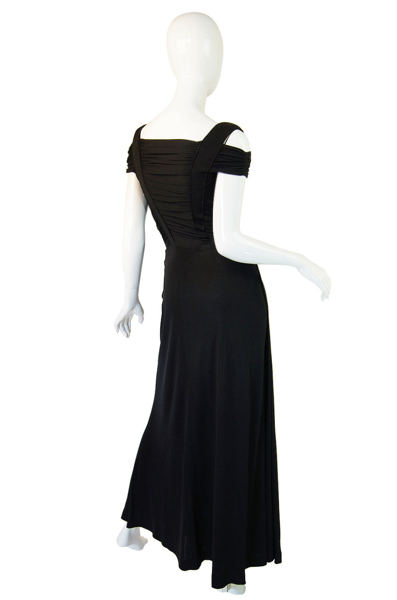 Rare 1940s Jersey Nettie Rosenstein – Shrimpton Couture