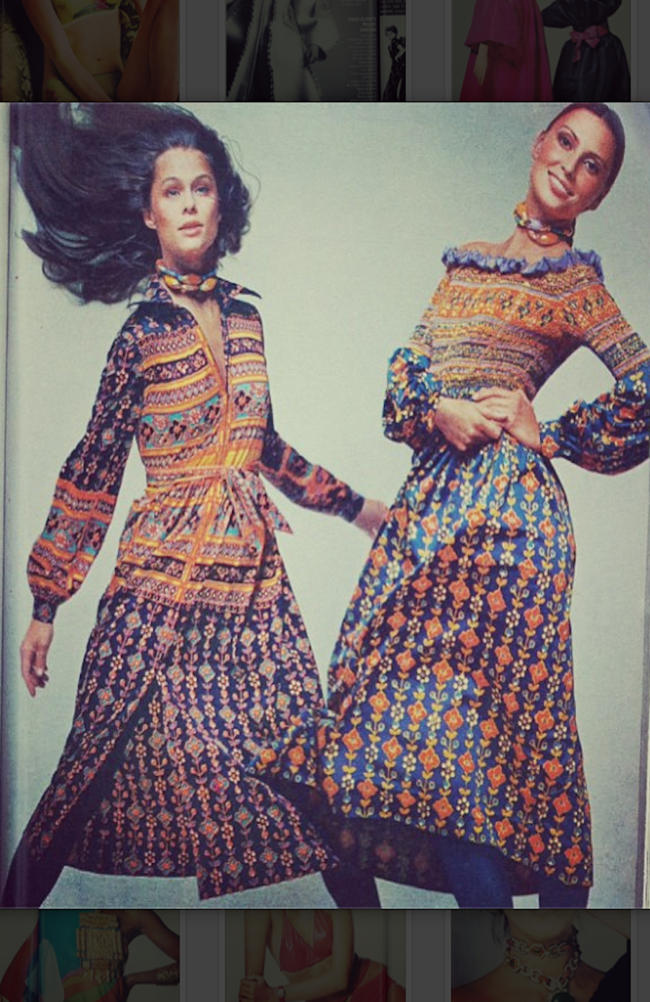 Documented 1971 Oscar de La Renta Dress – Shrimpton Couture