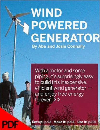 make: projects - wind powered generator - pdf